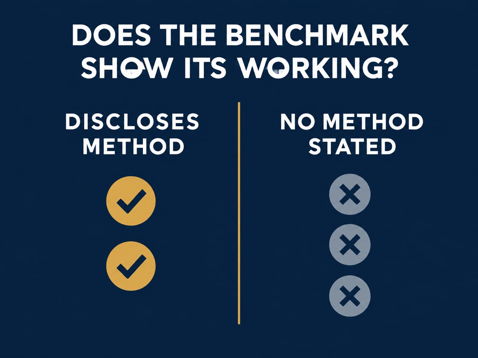 Which published law firm marketing benchmarks disclose their methodology and which do not