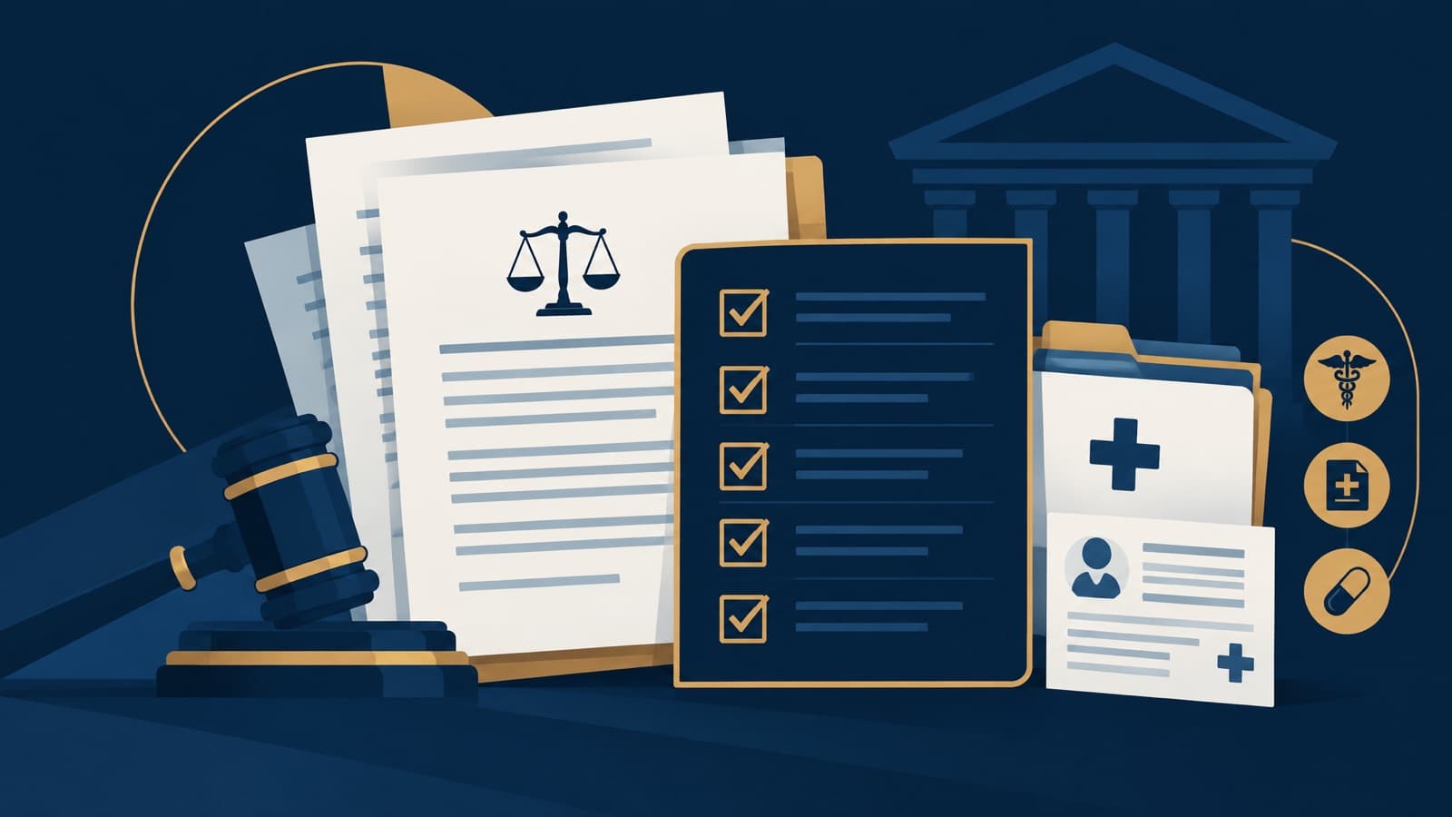 Mass tort qualification criteria by litigation, traced to federal court orders