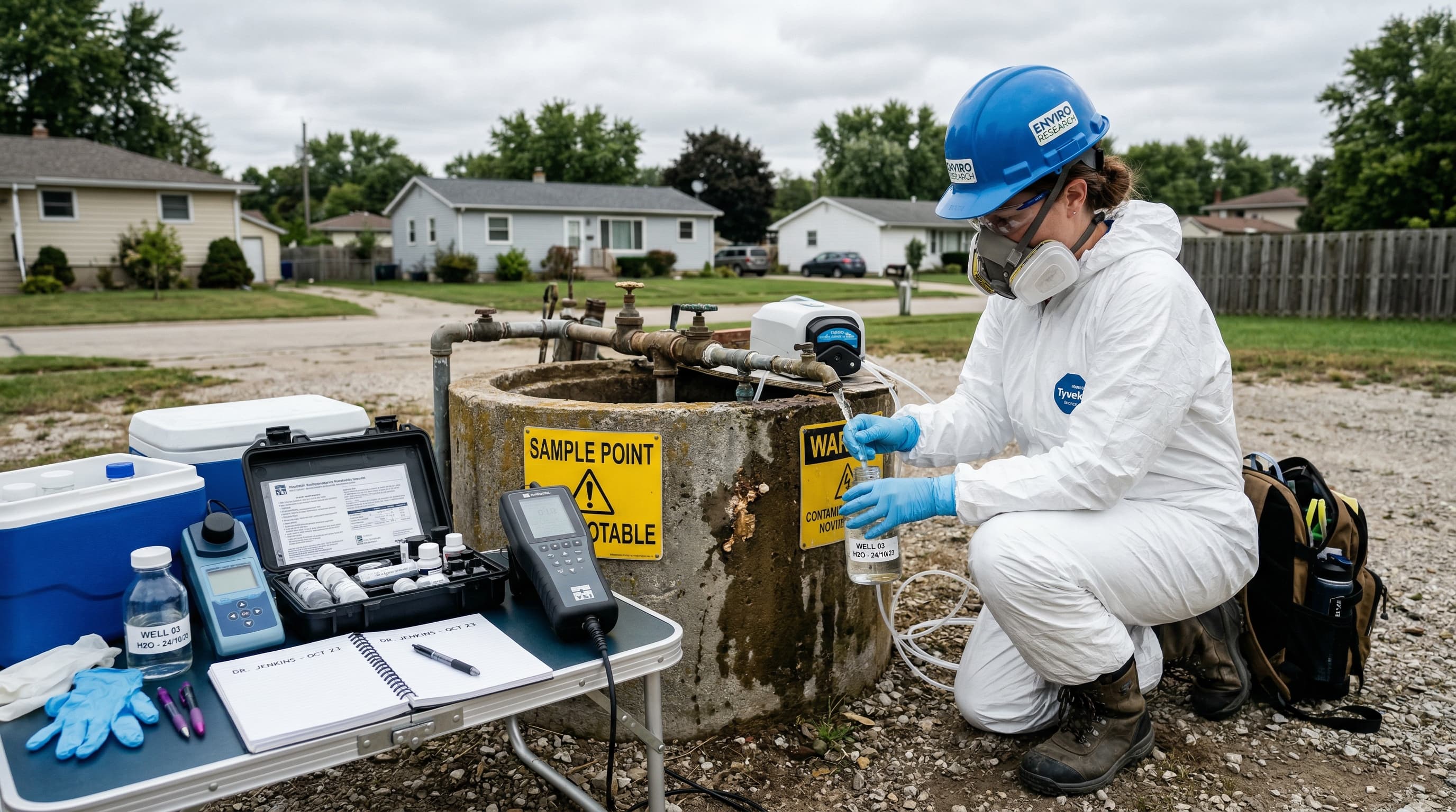 Environmental regulation and water testing — representing EPA PFAS standards