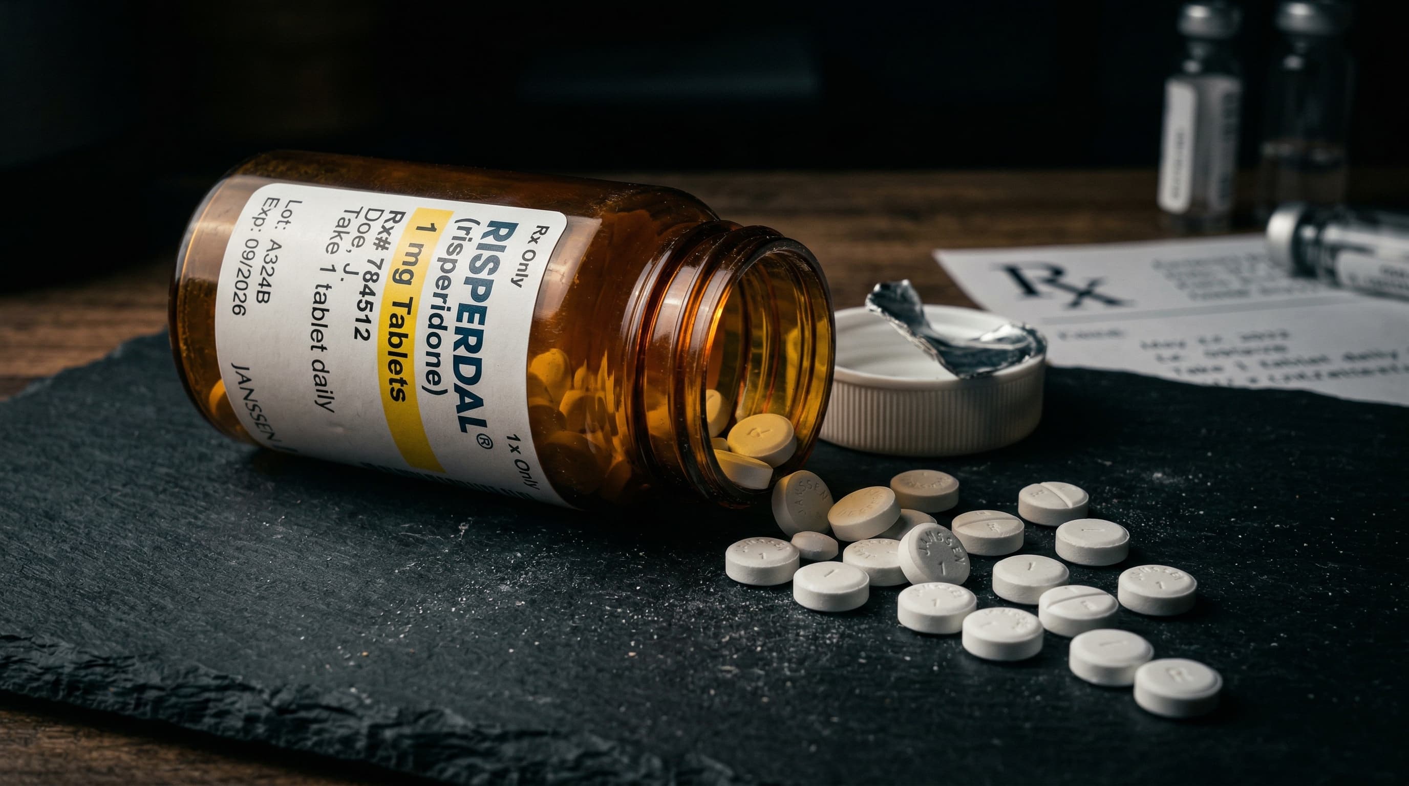 Pharmaceutical manufacturing facility representing Johnson and Johnson Risperdal production