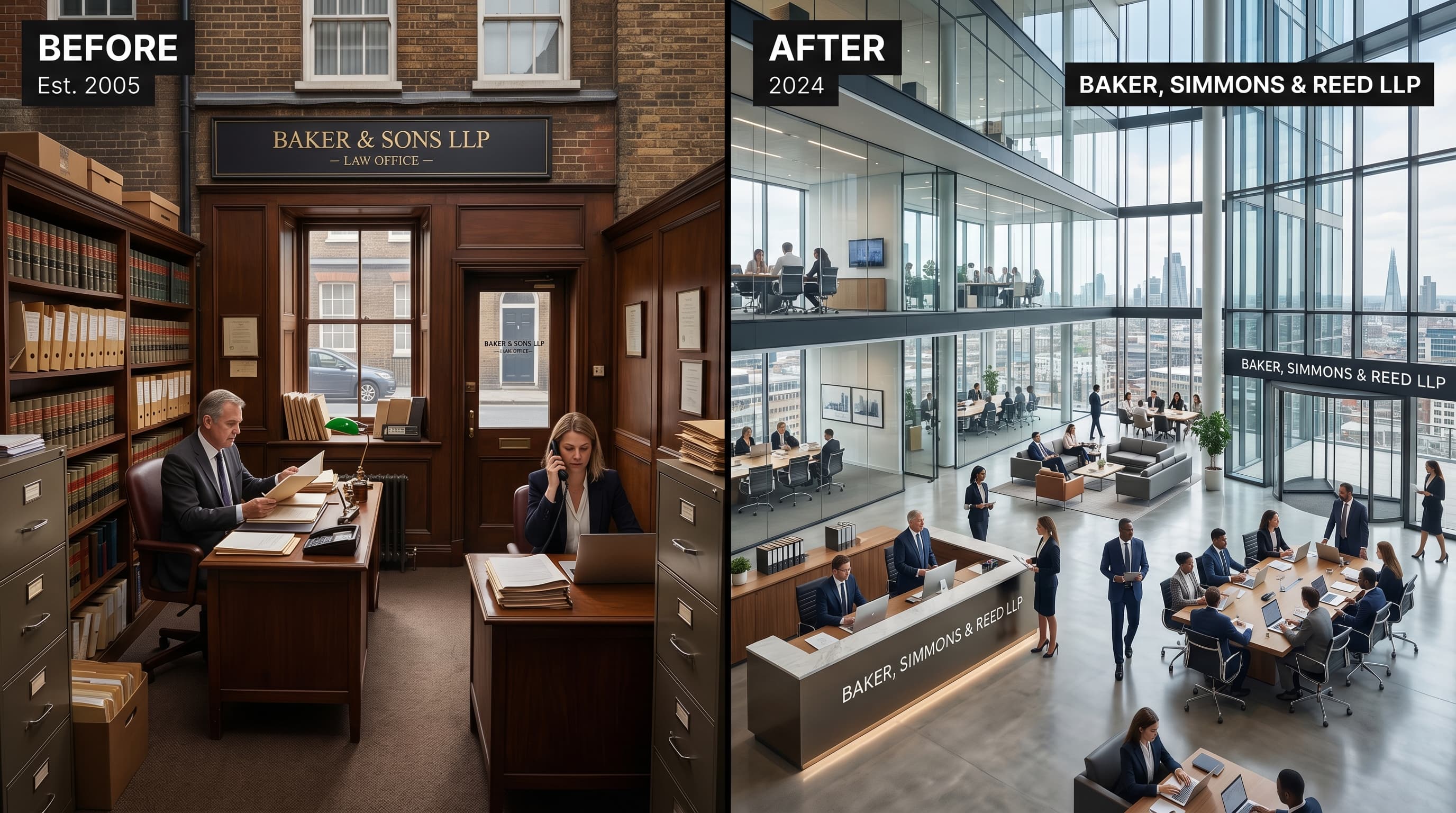 Modern law firm office representing growth and scaling operations for multi-tort litigation