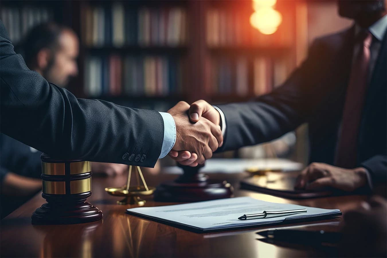 Legal professionals reviewing mass tort cases
